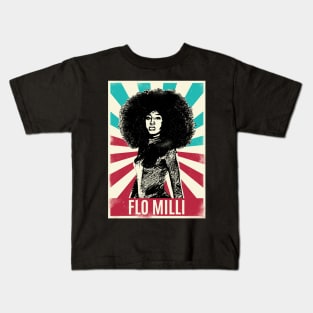 Vintage Retro Flo Milli Kids T-Shirt